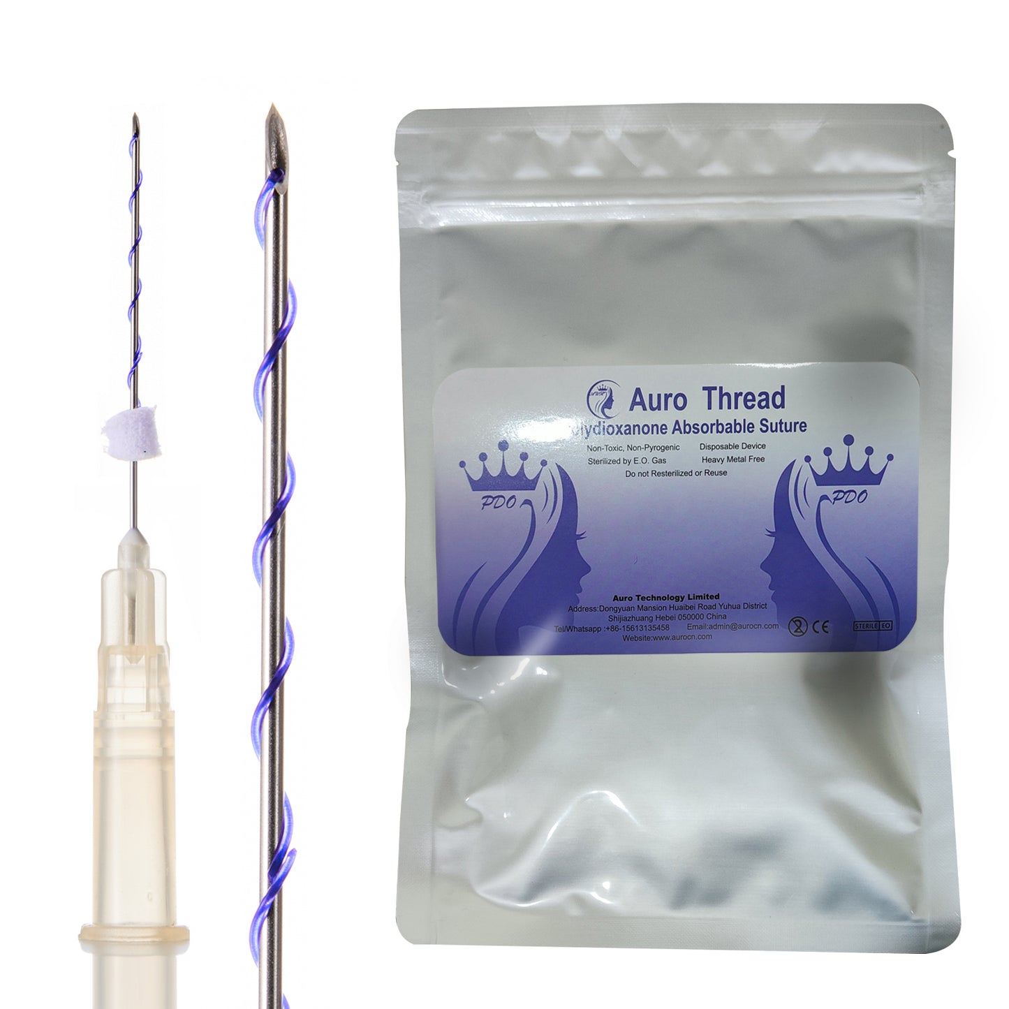 Auro PDO Smooth Screw Threads, Mono Screw Threads for Face