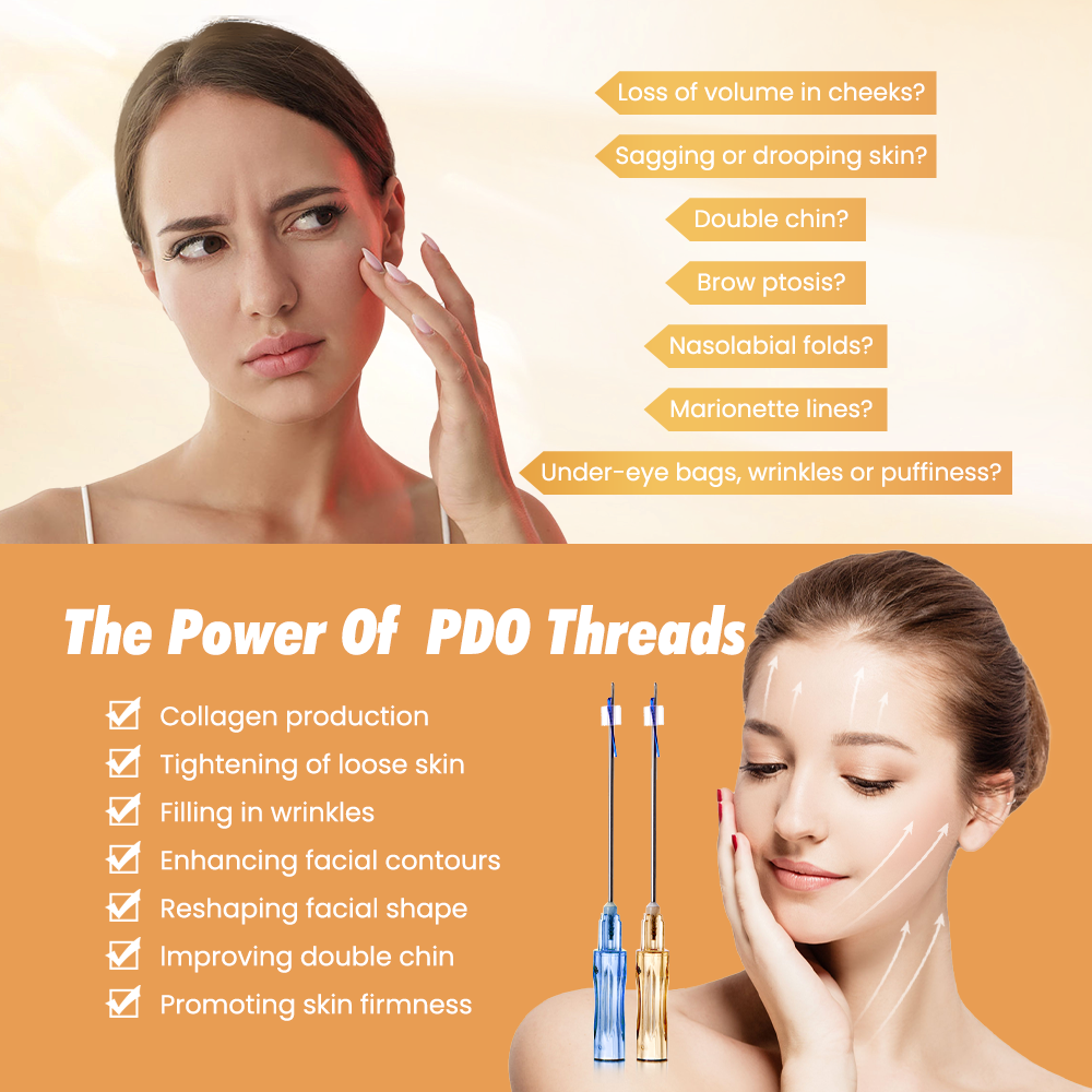 Auro PDO Cog 3D Thread Face Cheek Eyebrow Lift