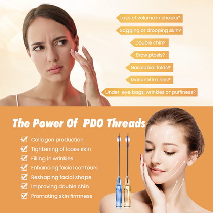 Auro PDO Cog 3D Thread Face Cheek Eyebrow Lift