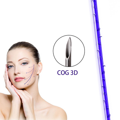 D.seahorse  Pdo Cog 3D Thread For Face and Body Lift sharp  blunt needle  thread lifting effect