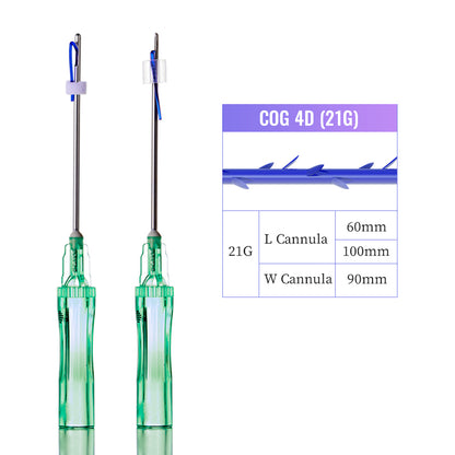 D.seahorse Pdo Cog Thread  4D For Face Lift sharp  Blunt needle