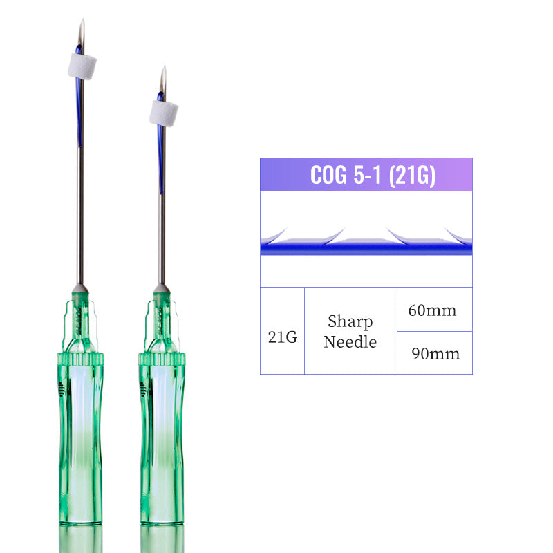 Auro PDO Barbed Cog 5-1 Thread Sharp Needle