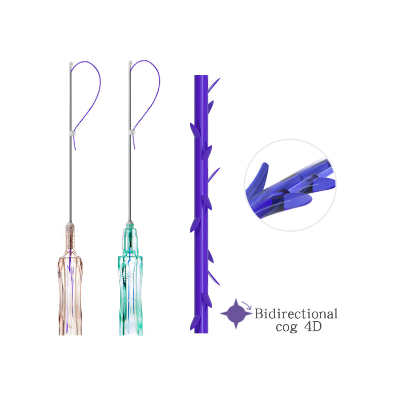 D.seahorse PDO Bidirectional Cog Thread is suitable for lifting the face and body.