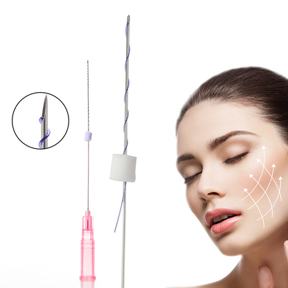 Deenora  PDO Mono Screw Thread Lifting For Face Sharp Needle