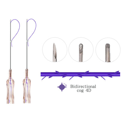 D.seahorse PDO Bidirectional Cog Thread is suitable for lifting the face and body.