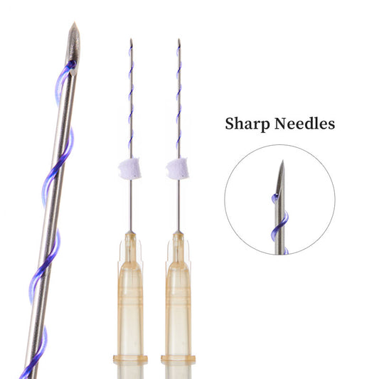 D.seahorse PDO Mono Screw Thread For Face  LiftSharp Needle