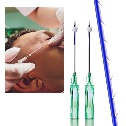 Auro PDO Barbed Cog 5-1 Thread Sharp Needle