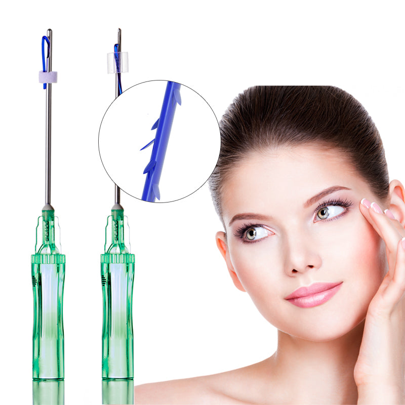 Auro Pdo Cog 4D Thread For Face Lift sharp  Blunt needle  Long Lasting Barbed thread