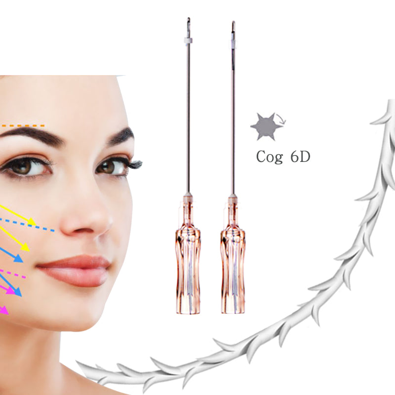Auro PCL Cog 6D Thread For Jawline Lift Long Lasting Effect