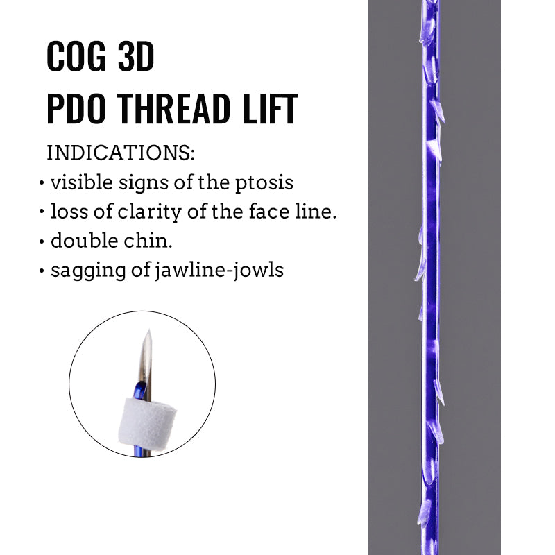 Auro PDO Cog 3D Thread Face Cheek Eyebrow Lift