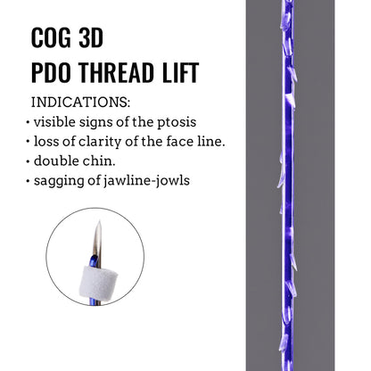 Auro PDO Cog 3D Thread Face Cheek Eyebrow Lift