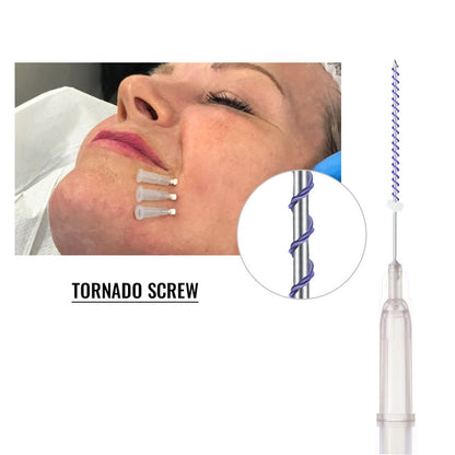 Auro Pdo Tornado Screw Thread Effectively Improves Skin Depressions.
