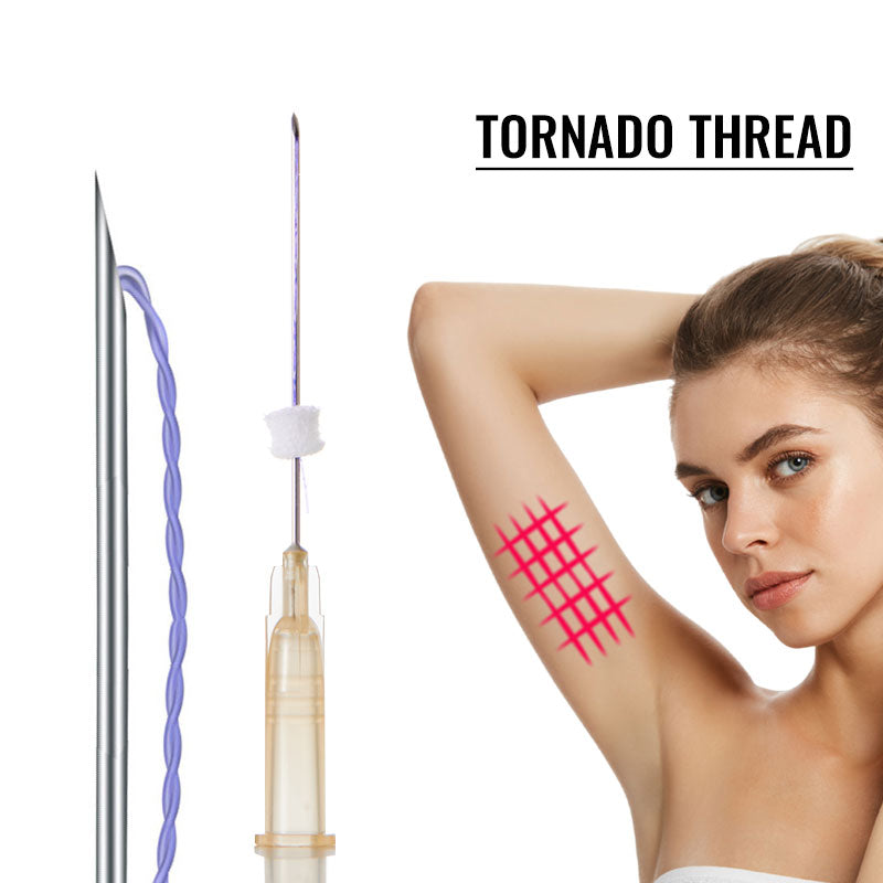 Deenora Tornado Thread Effectively targets skin depressions and lifts facial contours 40PCS