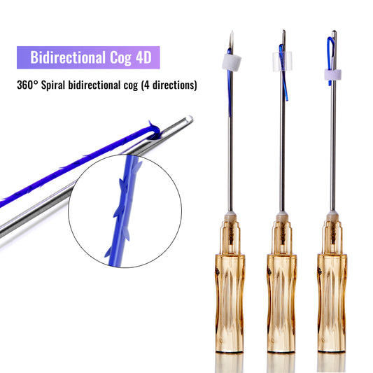 D.seahorse PDO Bidirectional Cog Thread is suitable for lifting the face and body.