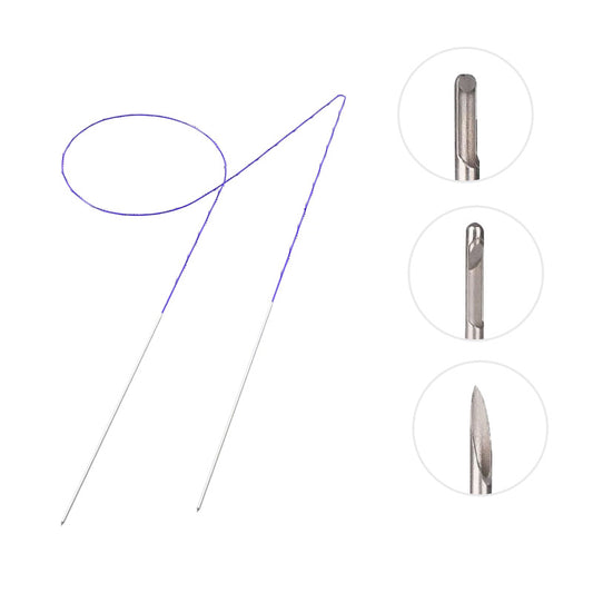 D.seahorse Pdo Cog Thread Double Needle  For Jainline Lift sharp Blunt 5PCS