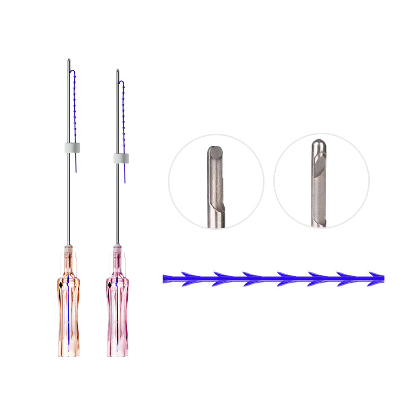 D.seahorse  Pdo Fishbone Threads L W Blunt Long- Lasting Tightening