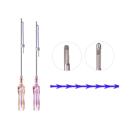 D.seahorse  Pdo Fishbone Threads L W Blunt Long- Lasting Tightening