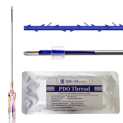 D.seahorse PDO Bidirectional Cog Thread is suitable for lifting the face and body.