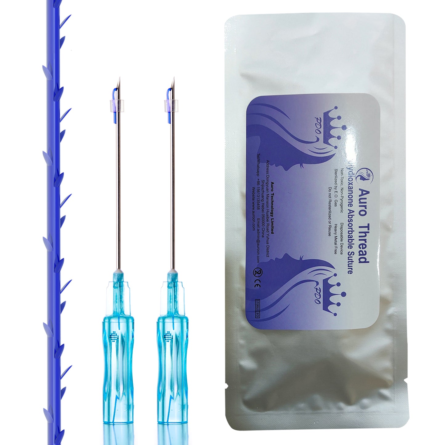 Auro Pdo Cog Thread  4D   L W Blunt Sharp Barbed thread