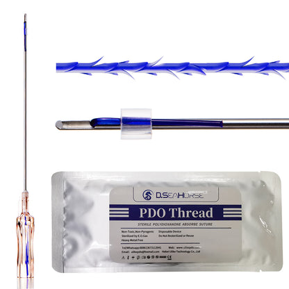 D.seahorse Pdo Cog 6D Thread Hot Sale  Blunt L W  Long Lasting Barbed thread