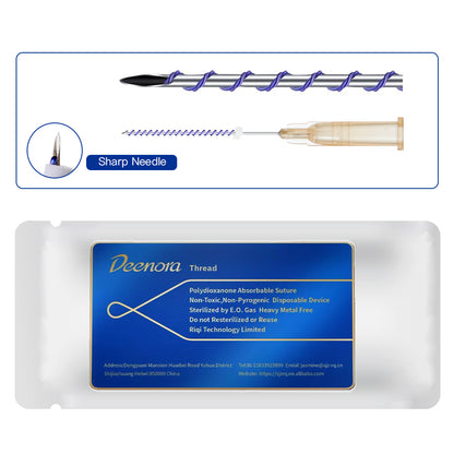 Deenora Pdo Thread Tornado Screw  Type Sharp Needle