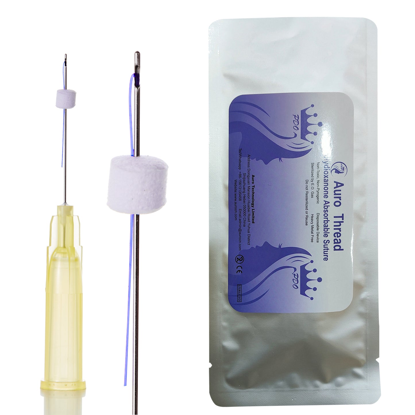 Auro Pdo thread for Eye, specially designed for the eyes, targeting dark circles, eye bags, and crow's feet.