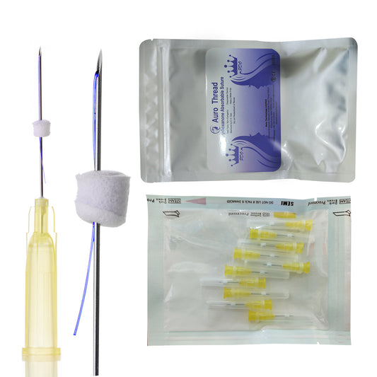 Auro Pdo mono thread for face neck lift  smooth  thread Effectively smooths fine lines sharp
