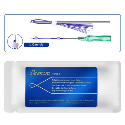 Deenora Pdo Multi Thread 16Lines For nasolabial folds Lift 20pcs